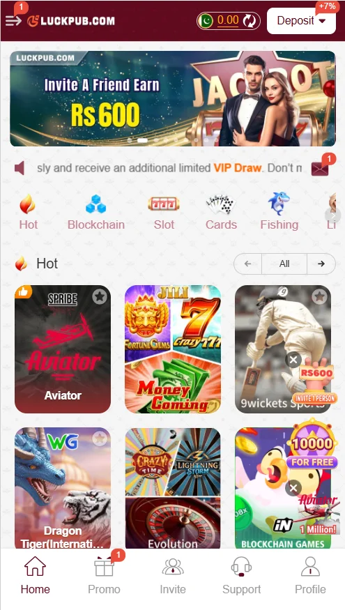 luck pub game