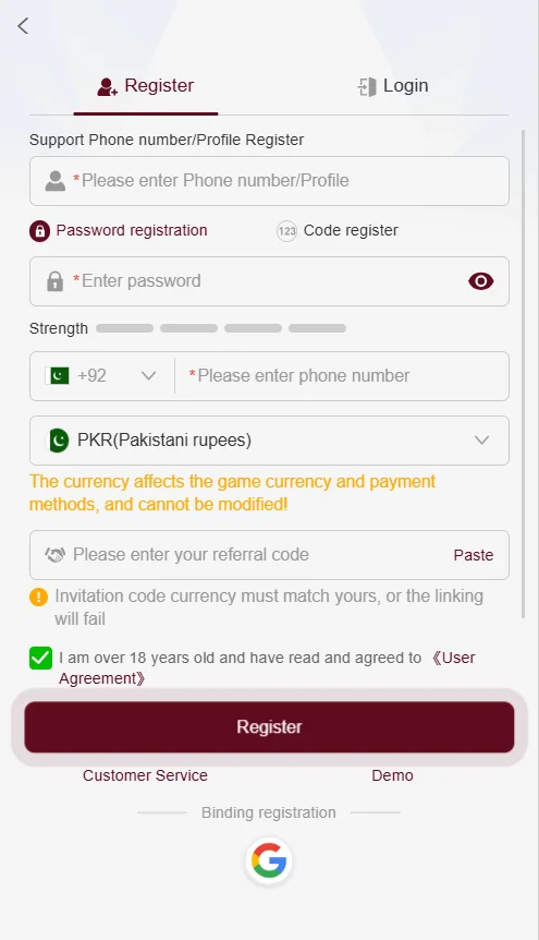 luckpub register