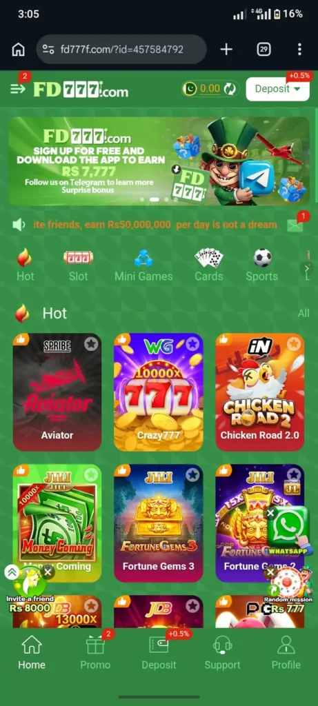 Download FD777 Game App