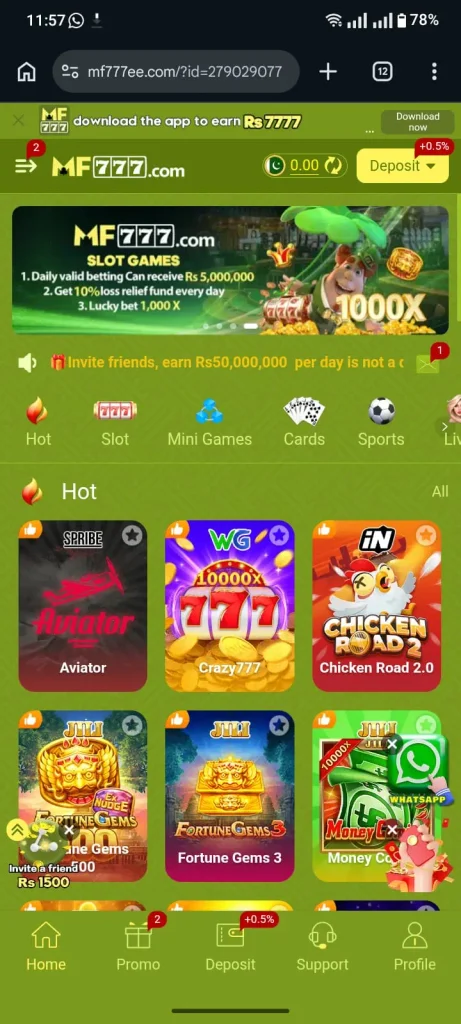 MF777 Game